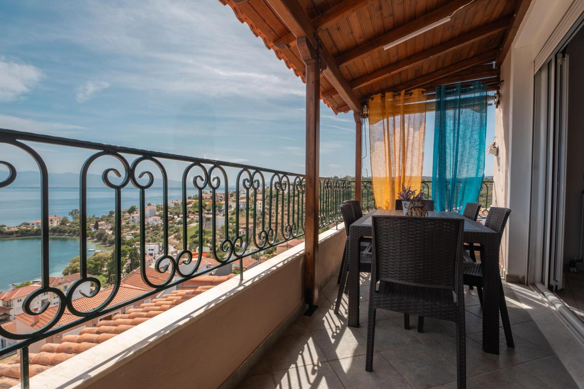 Persephone'S Dream View Villa Marathos  ภายนอก รูปภาพ