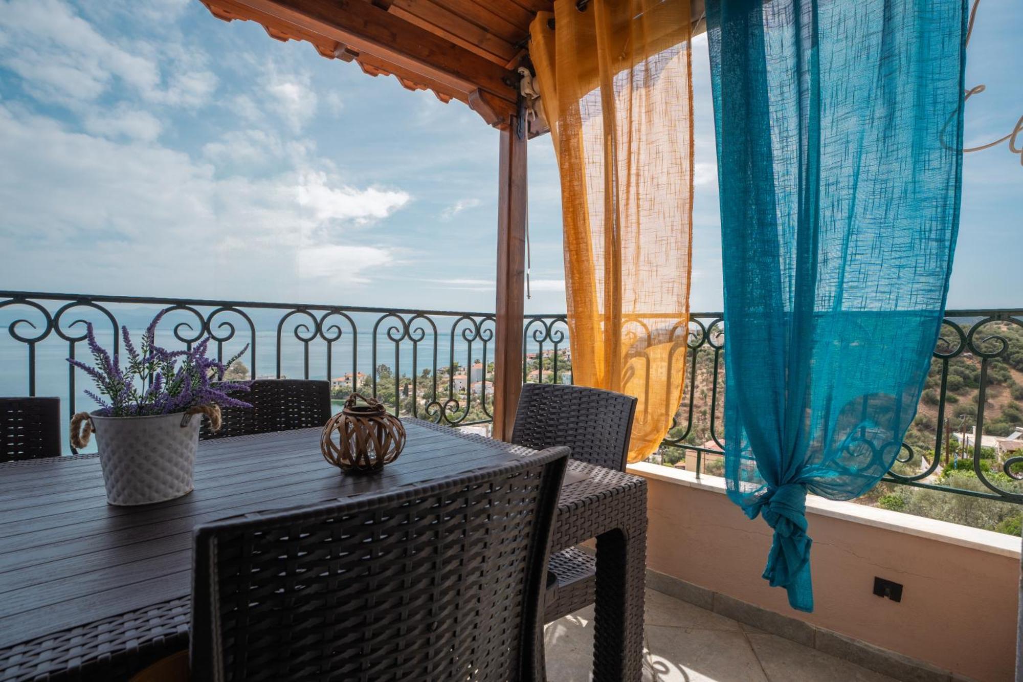 Persephone'S Dream View Villa Marathos  ภายนอก รูปภาพ