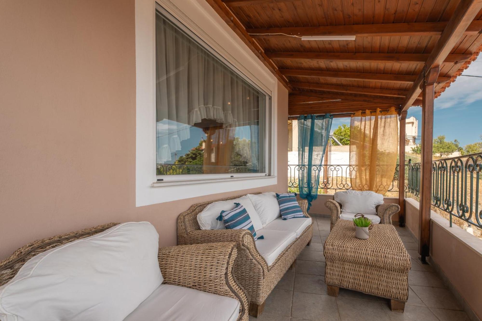 Persephone'S Dream View Villa Marathos  ภายนอก รูปภาพ